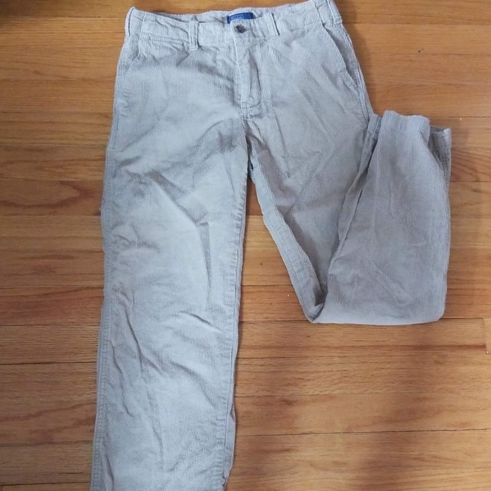 Polo Corduroy Tan Pants Boys EUC